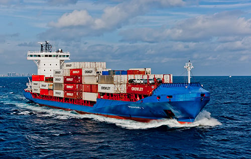 Crowley- one to three day vessel transits to key markets in the Caribbean Basin